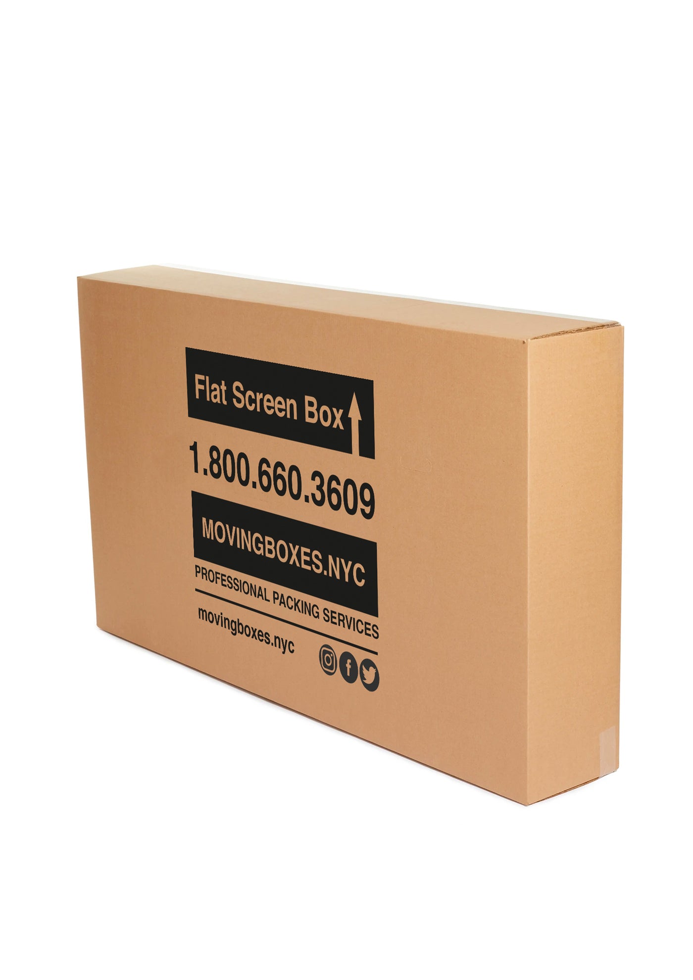 Plasma TV Box 60 x 10 x 34 (11.8 c/f) – Moving Boxes.NYC