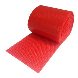 SMALL RED BUBBLE WRAP 60' X 12" WIDE